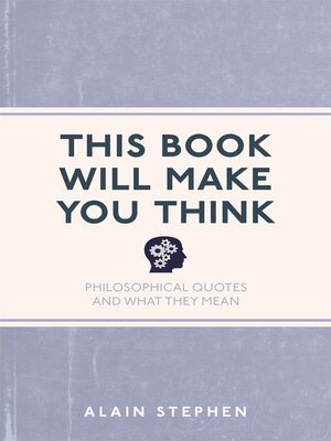 cover image of This Book Will Make You Think